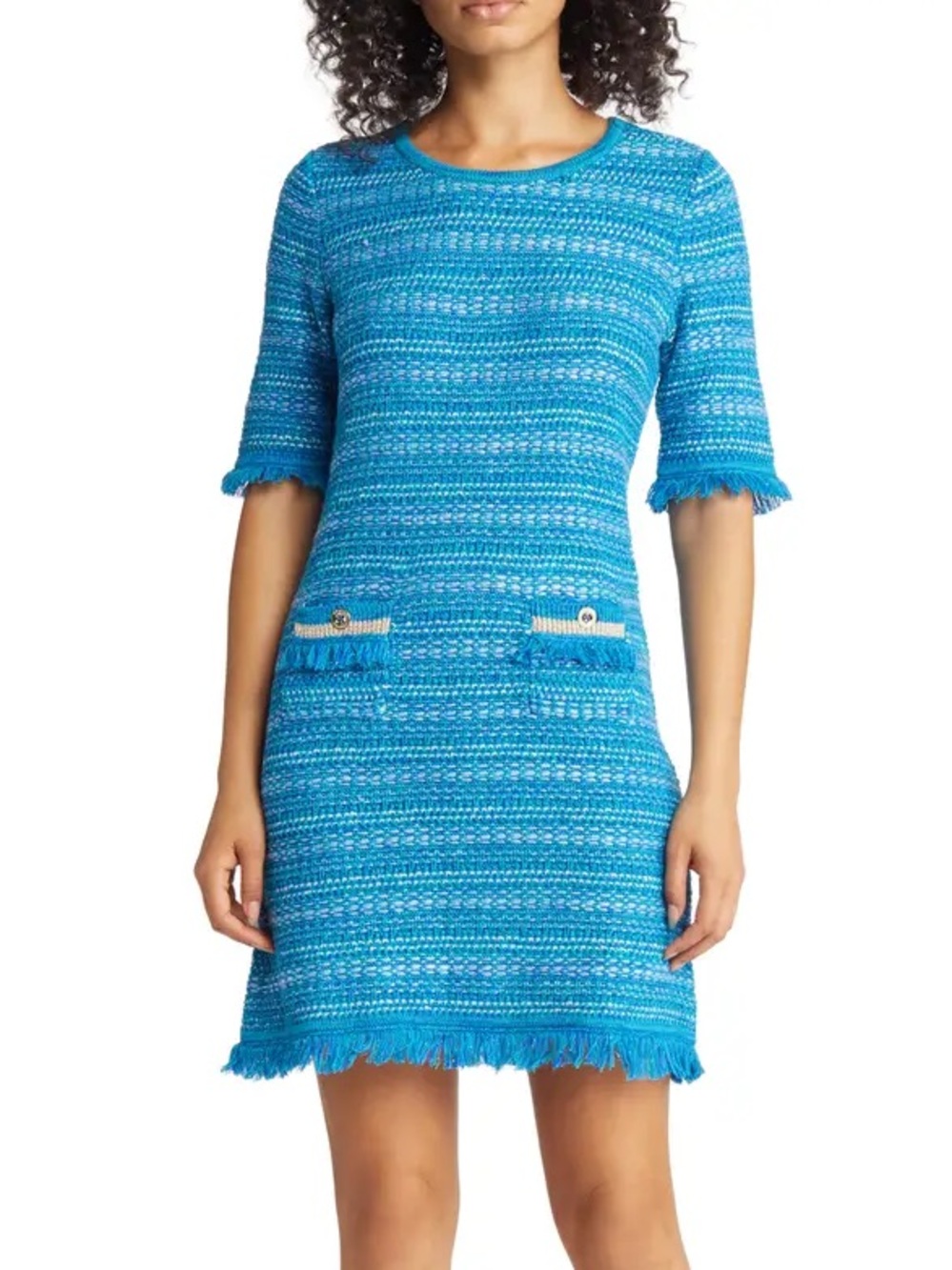 Lilly Pulitzer Knit Fringe Shift Dress | Size Small